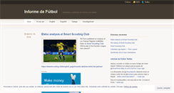Desktop Screenshot of informefutbol.com