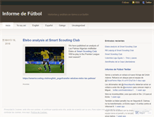 Tablet Screenshot of informefutbol.com